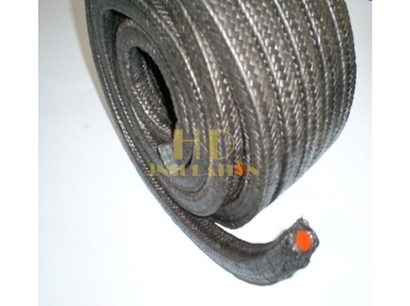 Dây Amiang Tẩm Chì Có Sợi Đồng (Flexible Graphite Packing With Metalic)