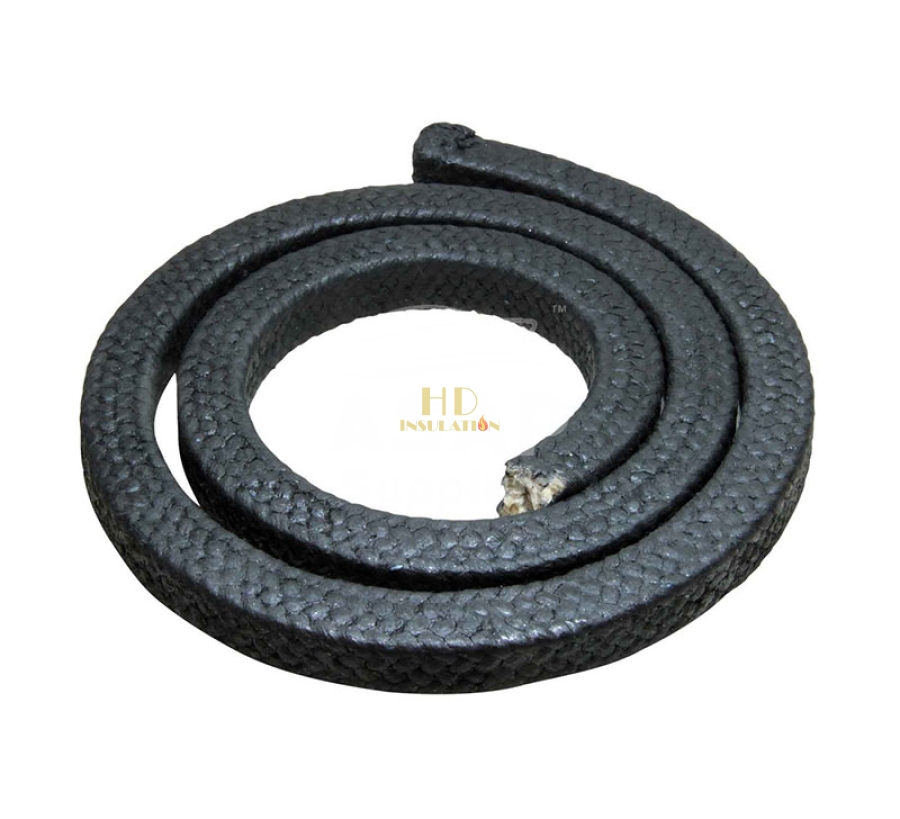 Dây Amiang Tẩm Chì Đen Bóng (Flexible Graphite Packing)