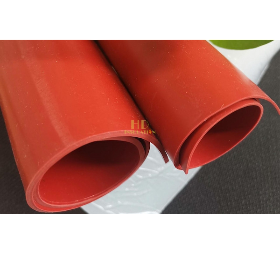Tấm Silicone Đỏ-Trắng -Xốp 